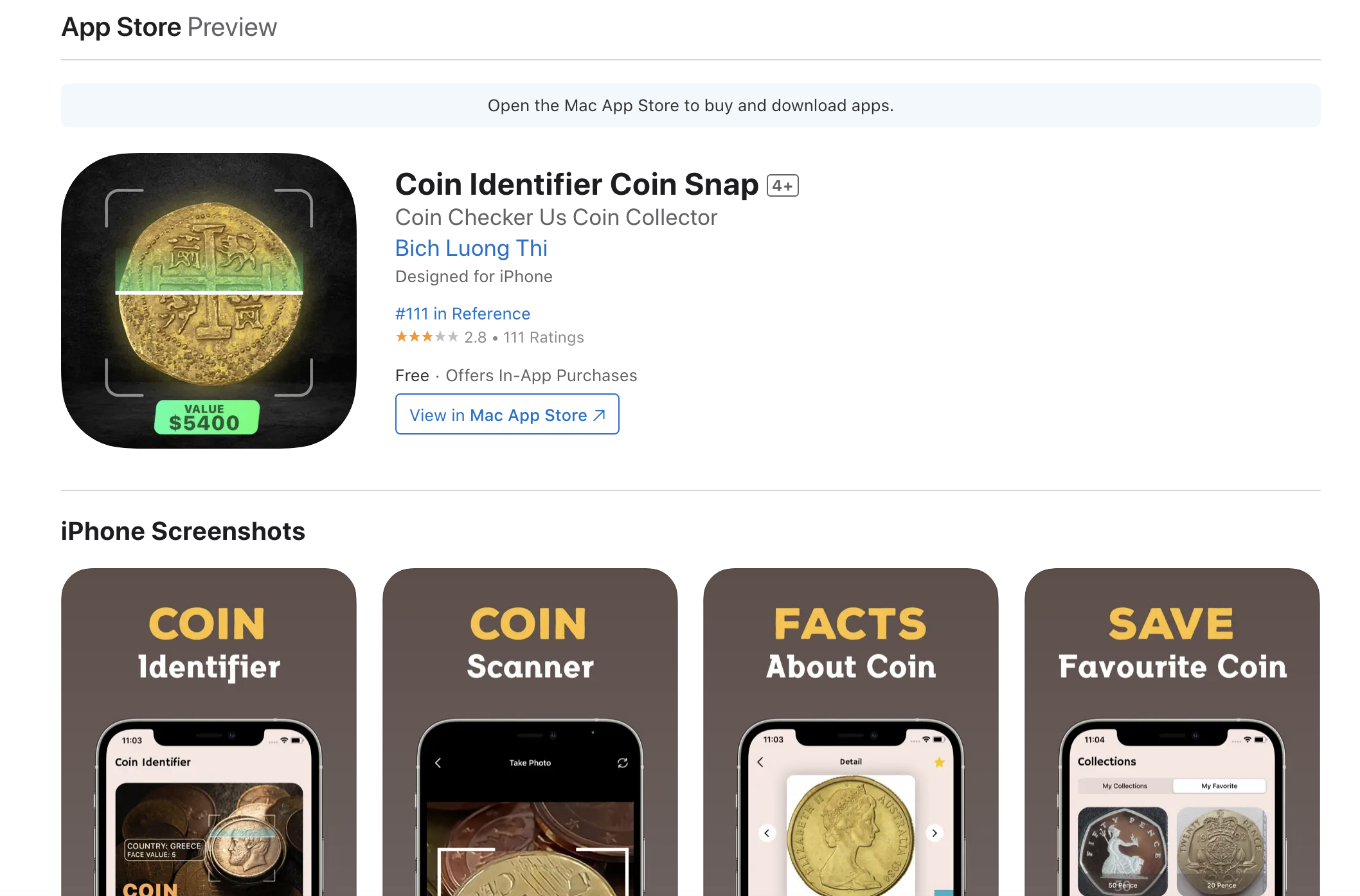 Coin Snap image