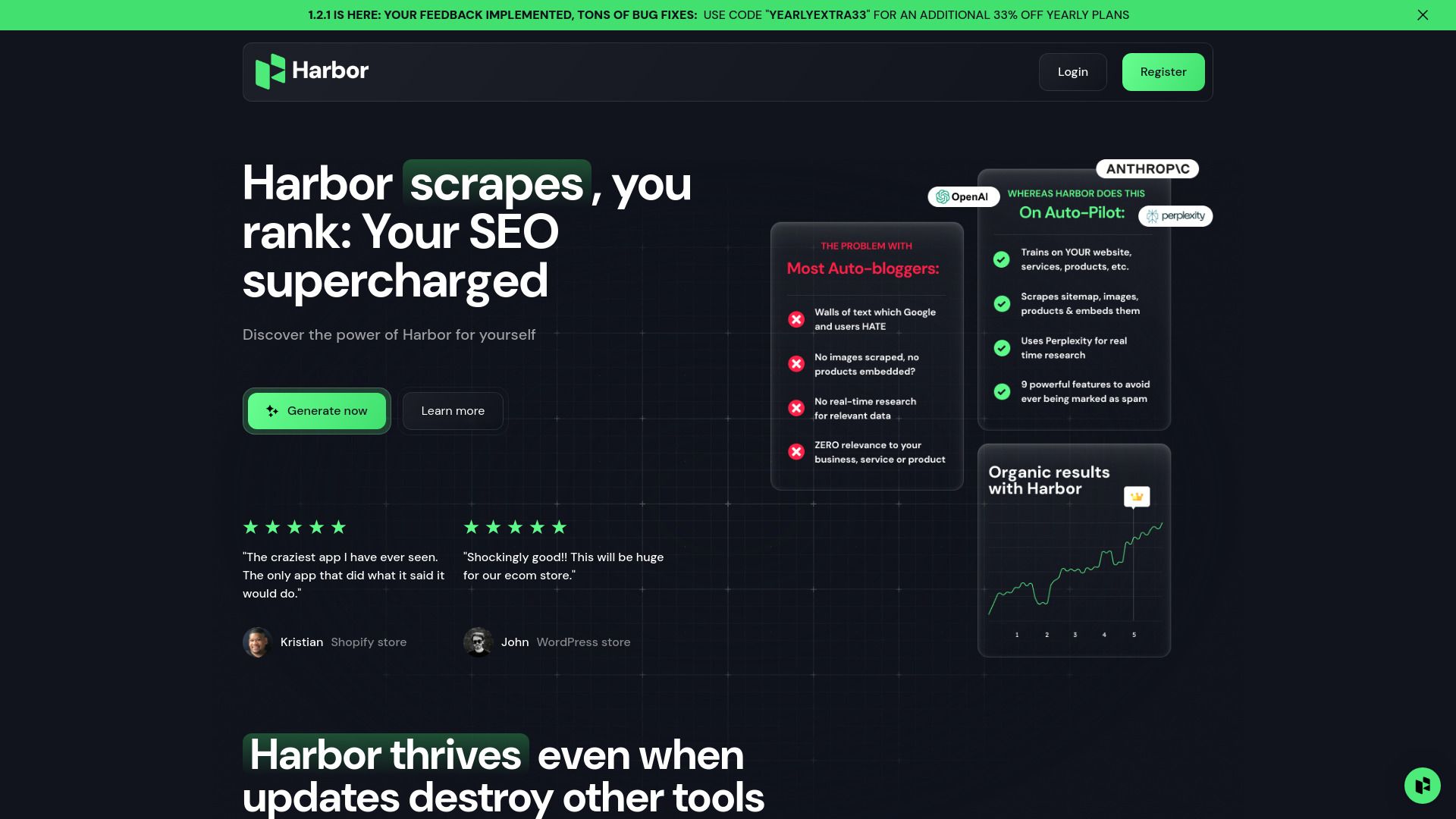 Harbor AI SEO Content Generator image