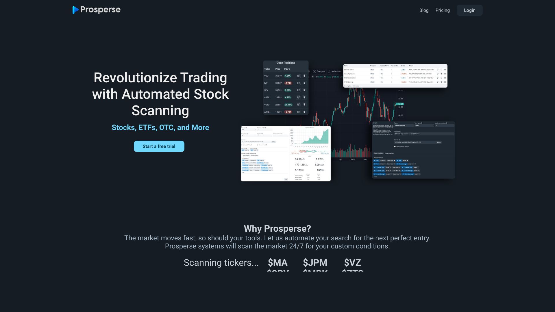 Prosperse | Automated Stock Scanning image