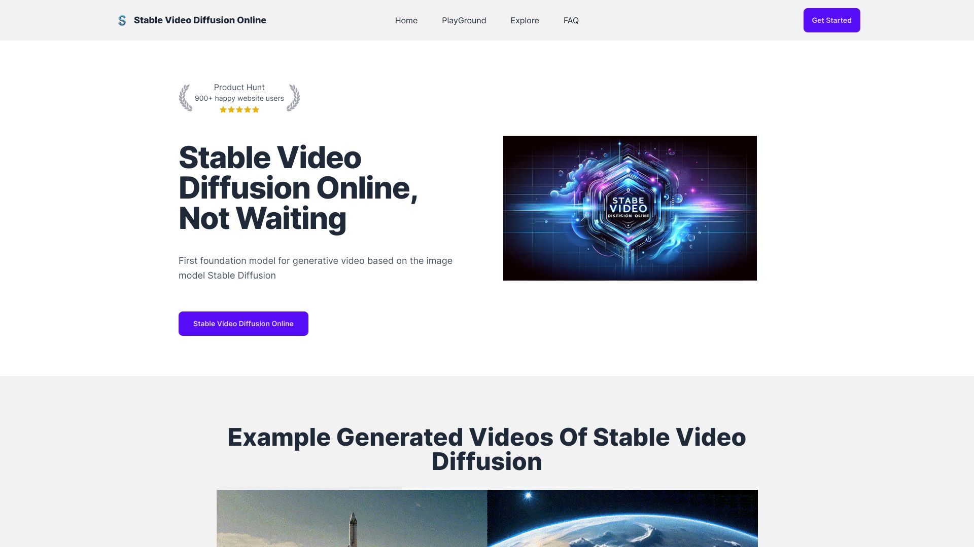 Stable Video Diffusion image