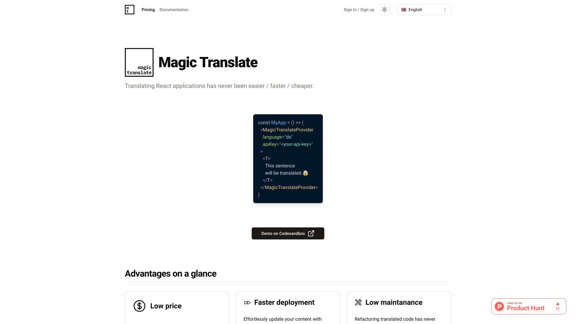 Magic Translate image