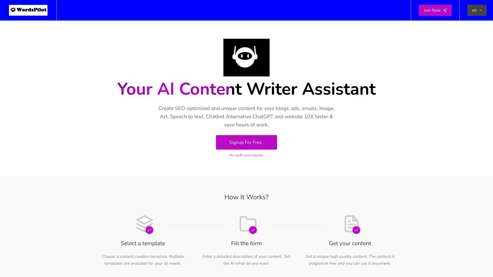 Wordspilot AI image