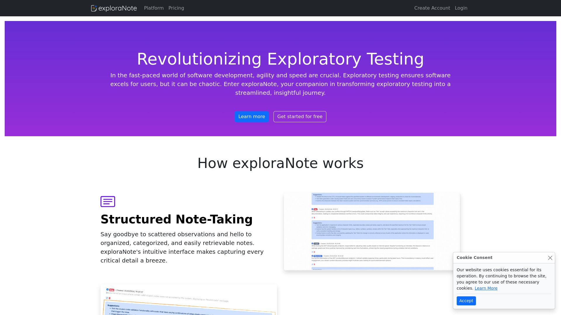 exploraNote image