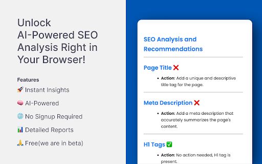 SEO PollyAI Analyzer image