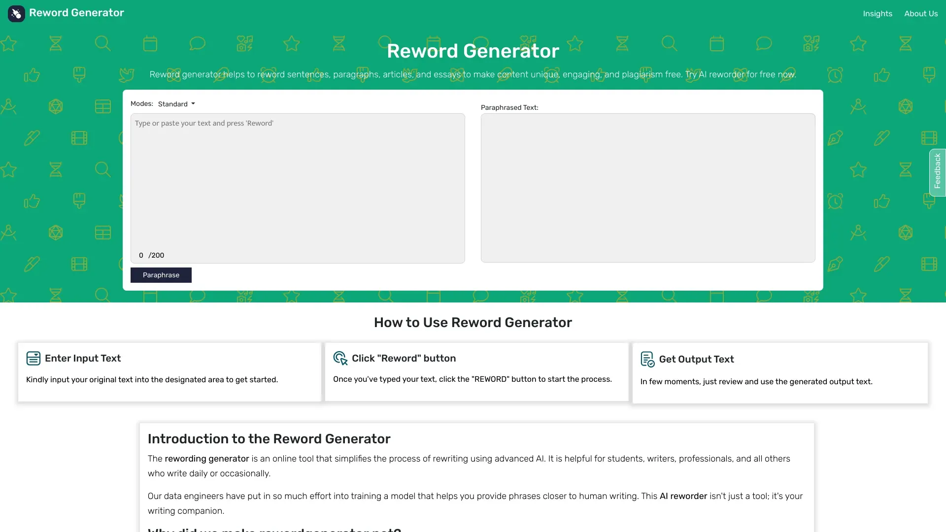 Reword Generator image
