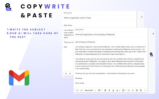Copywrite And Paste image