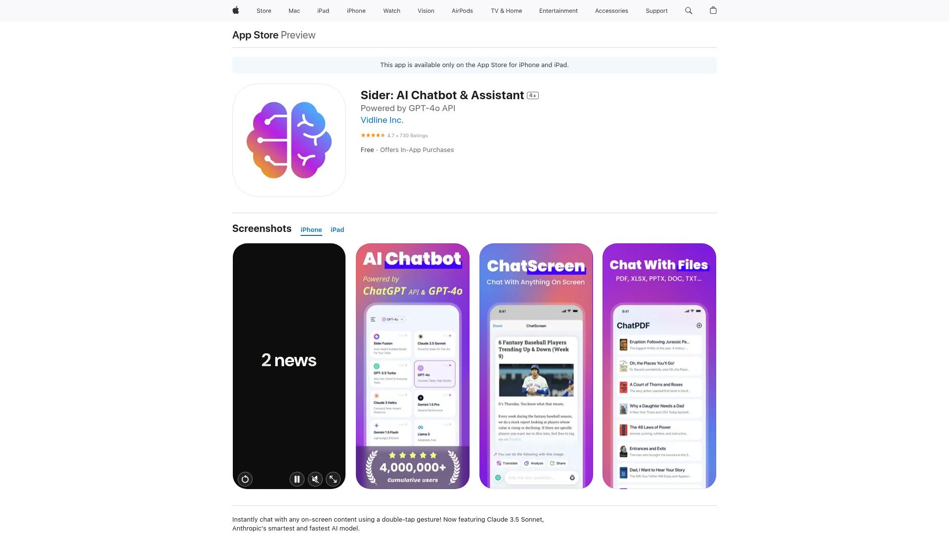 ChatScreen AI Assistant image
