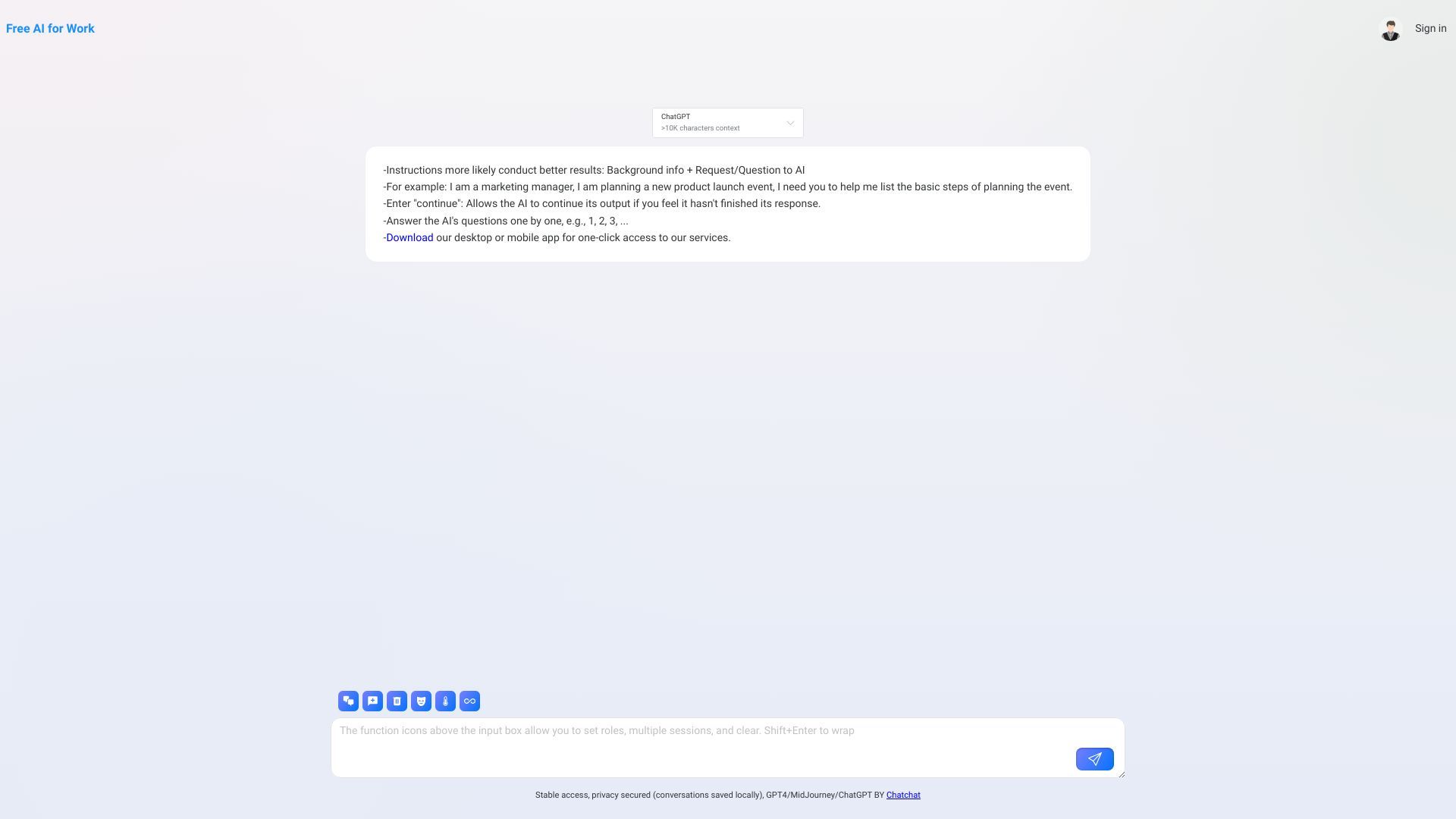 ChatChat.Bio image