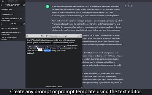 Notes for ChatGPT image