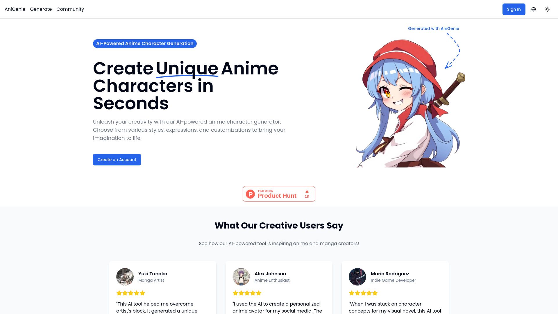 AniGenie image