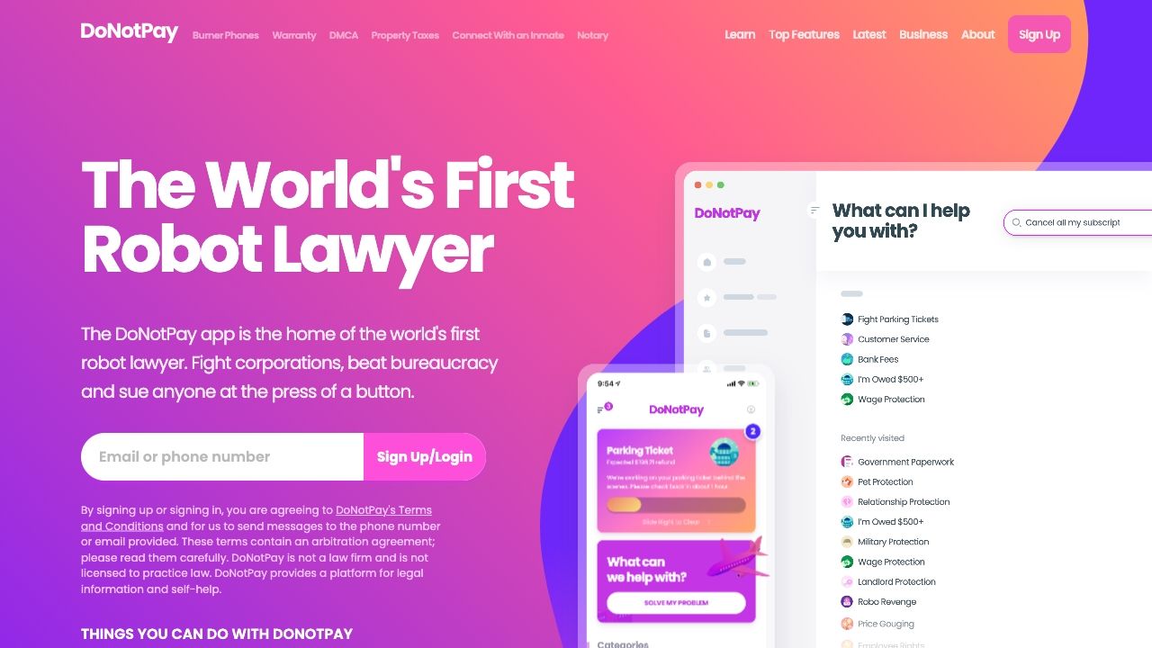 DoNotPay image
