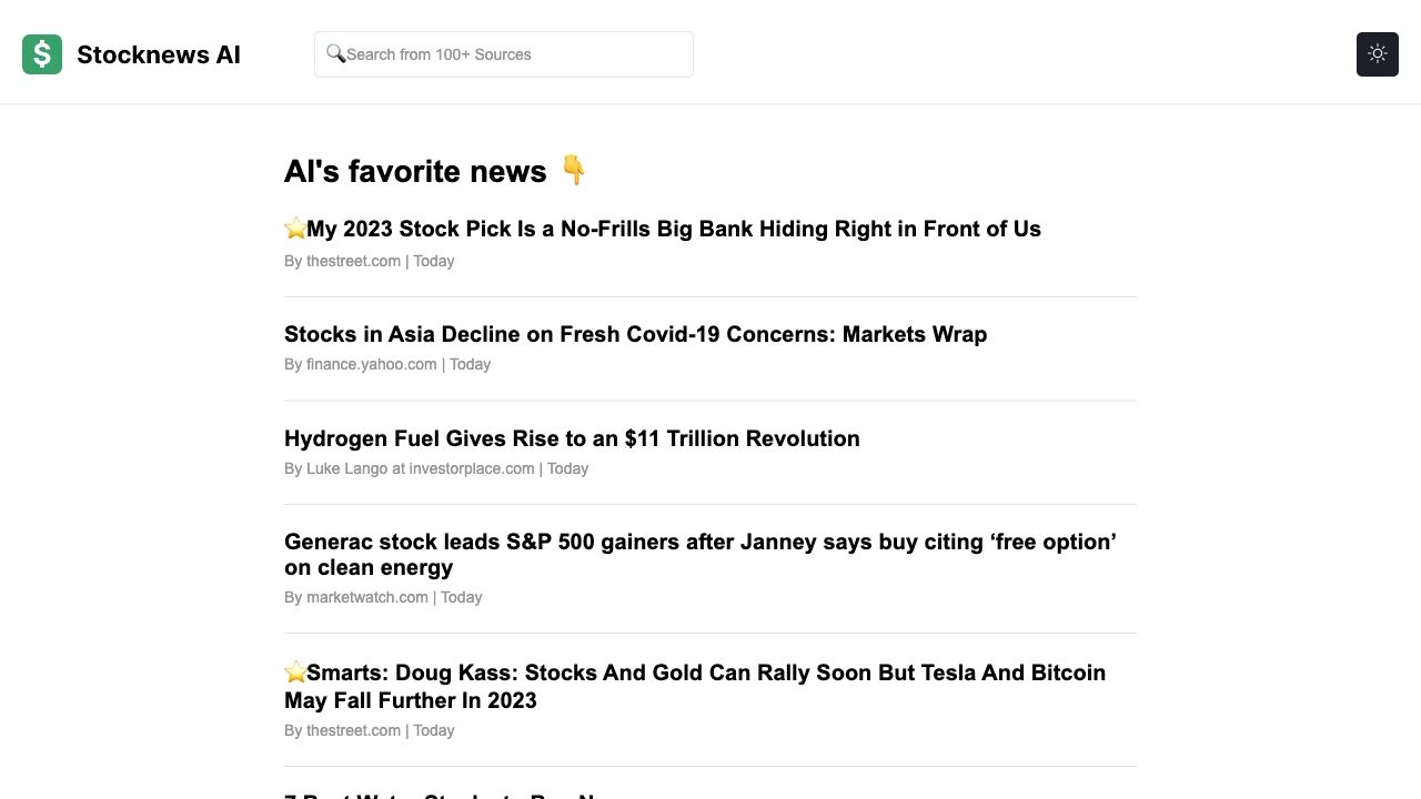 Stocknews AI image