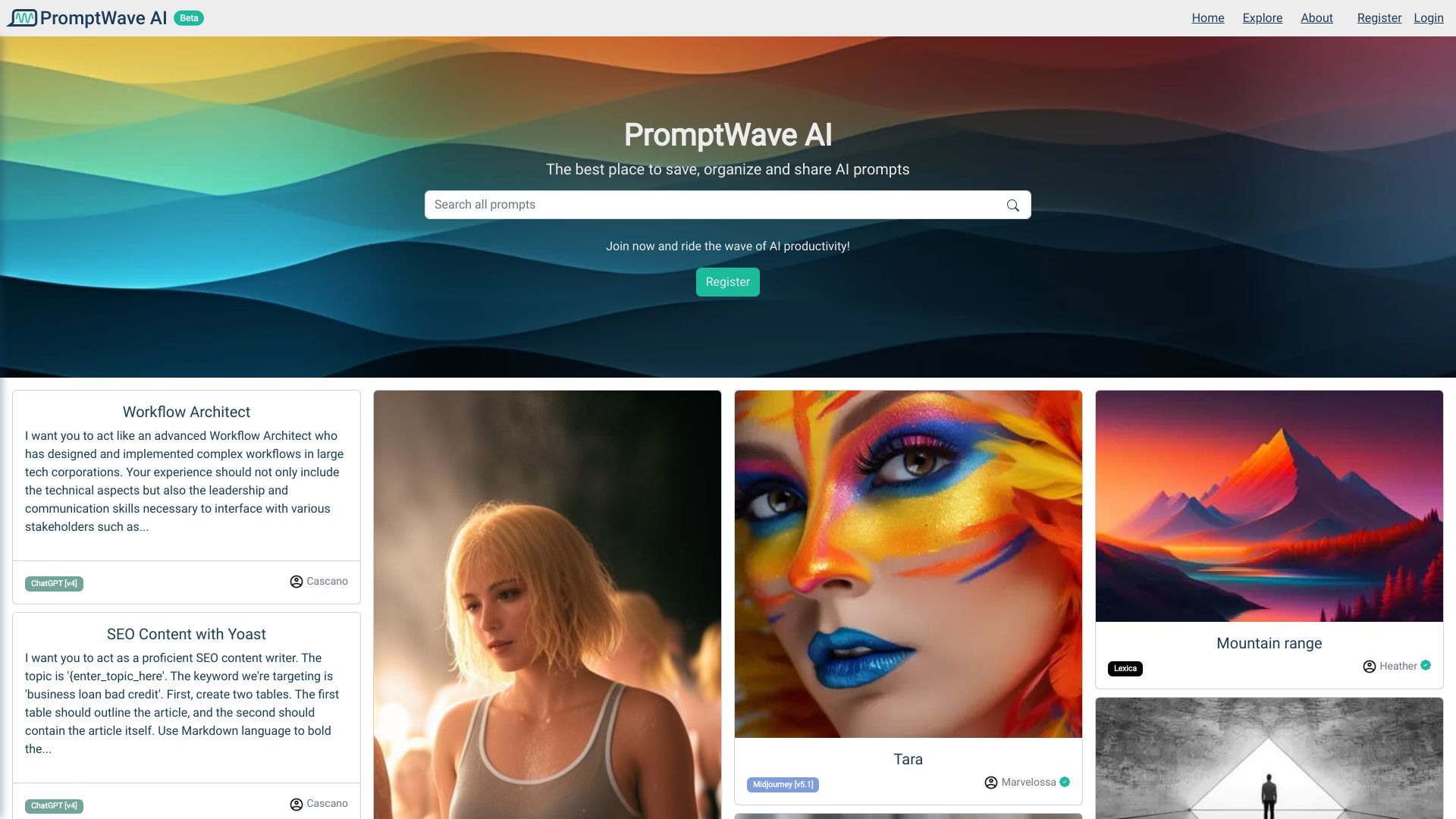 PromptWave AI image