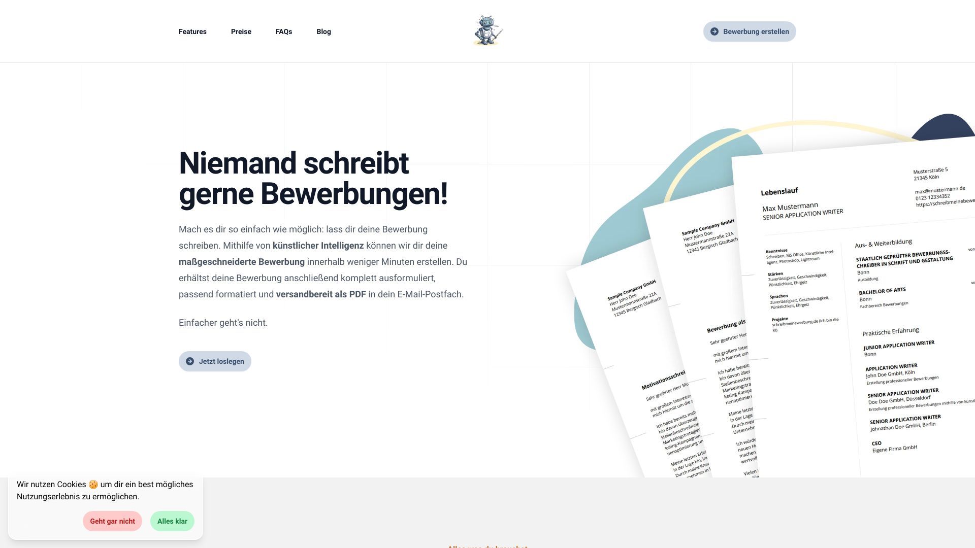 Schreibmeinebewerbung.de image