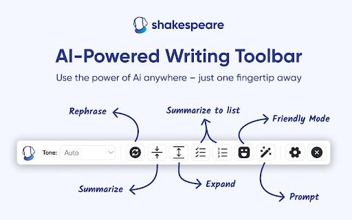 Shakespeare AI Toolbar image