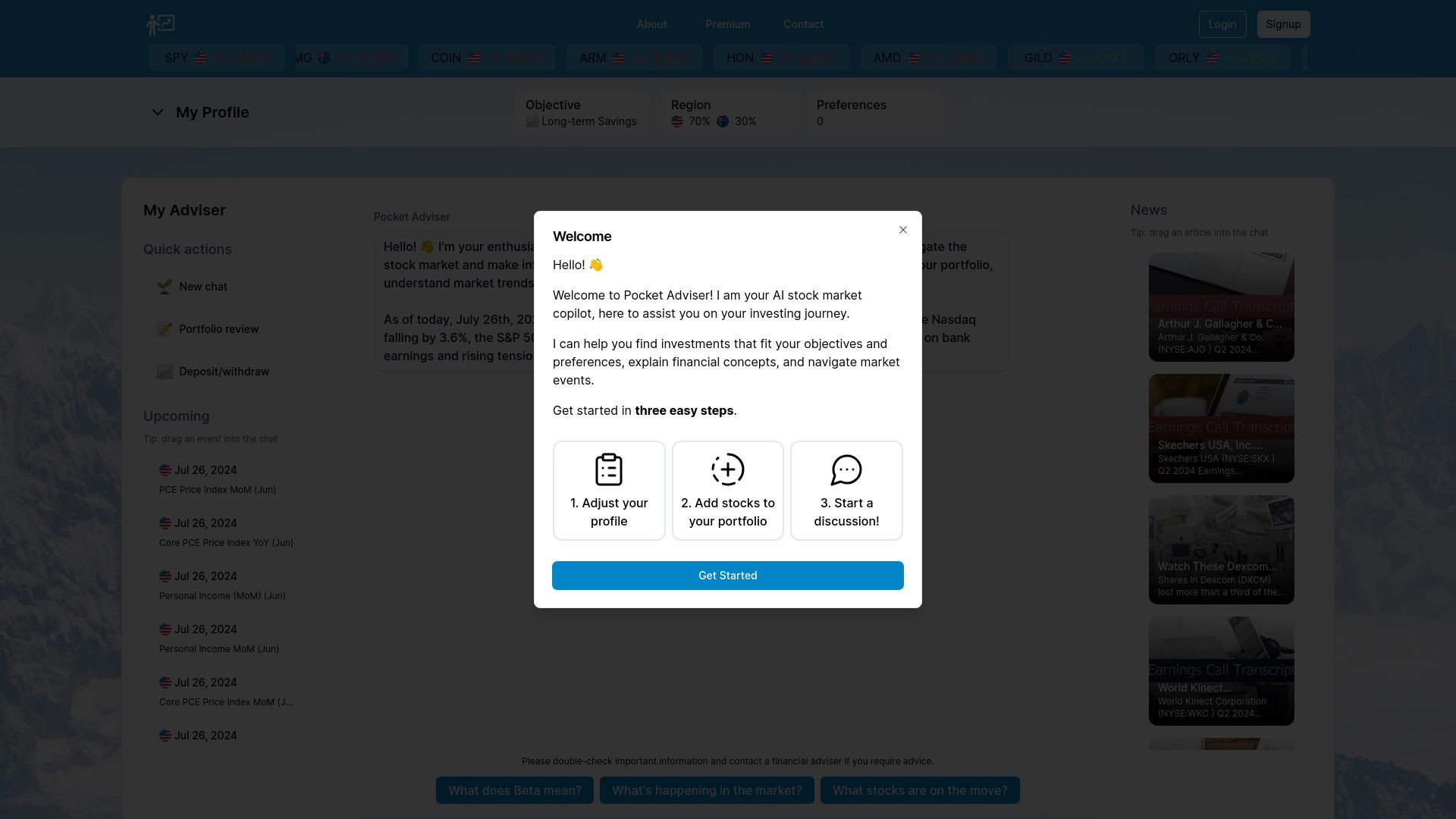 Pocket Adviser AI Stock Market Adviser image