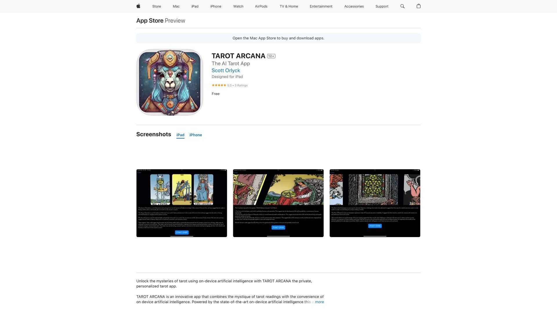 TAROT ARCANA image