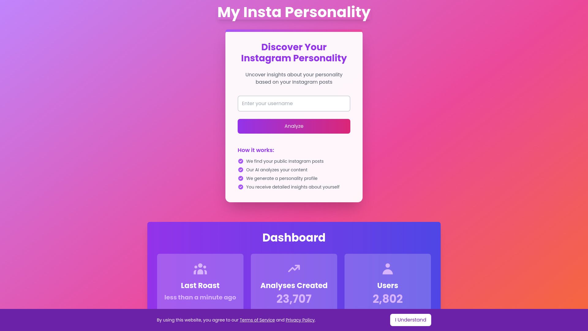 My Insta Personality image