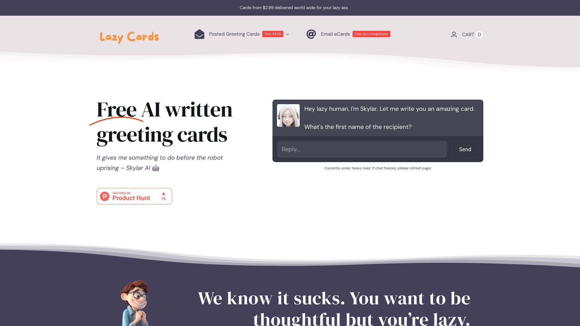 Lazy Cards image