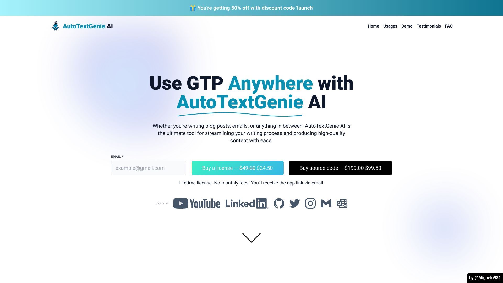 AutoTextGenie AI image
