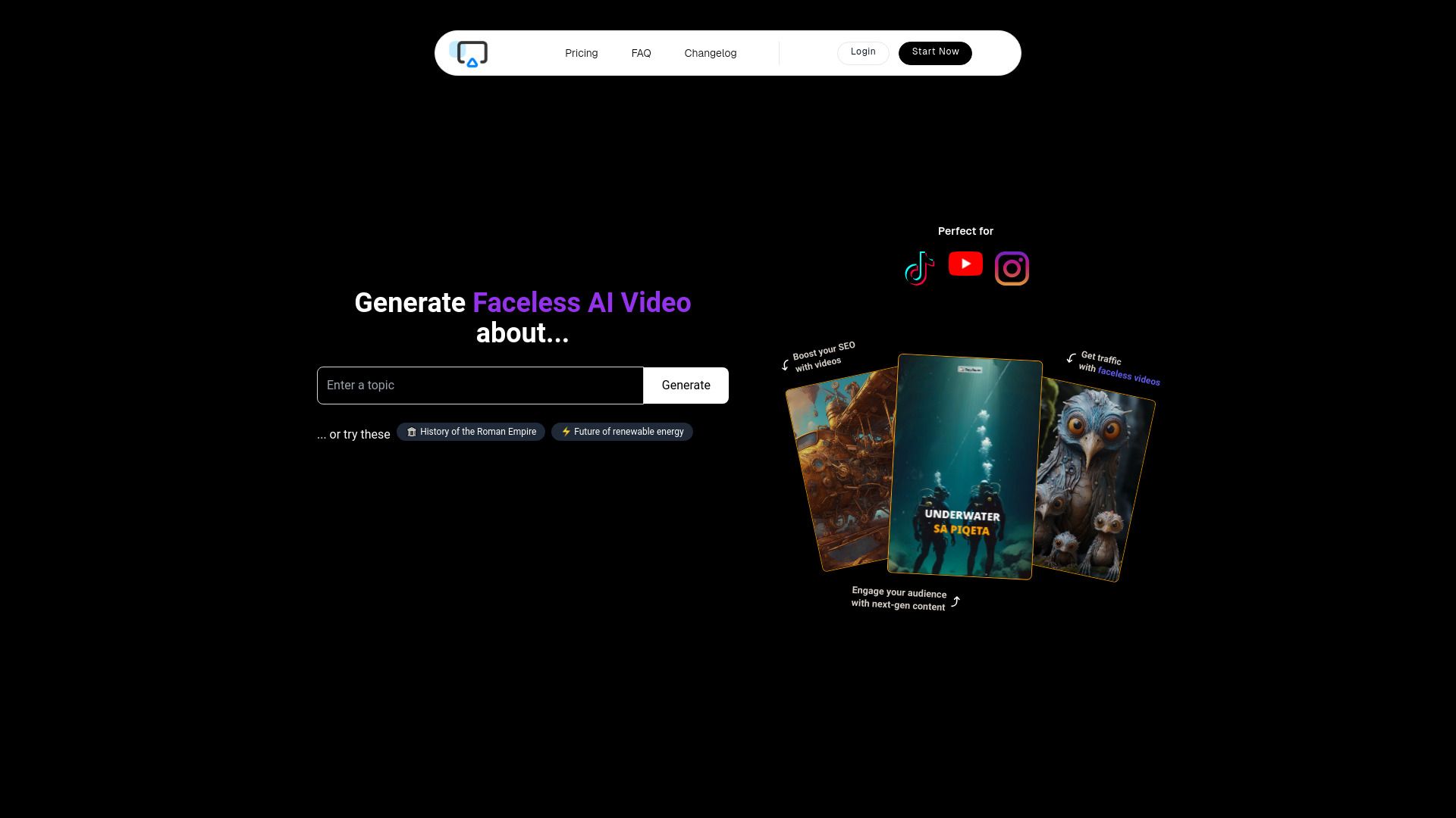 Shorts Generator image