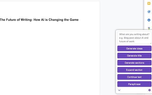 AI Writing Assistant image