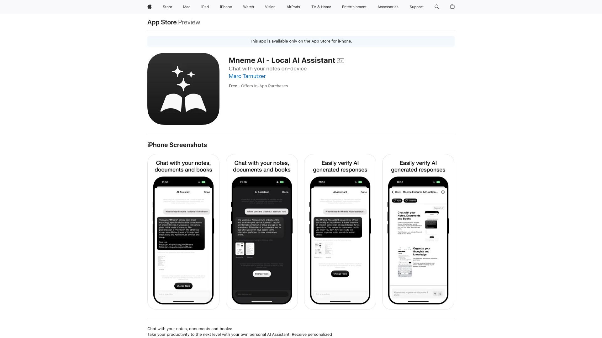 Mneme AI - Local AI Assistant image