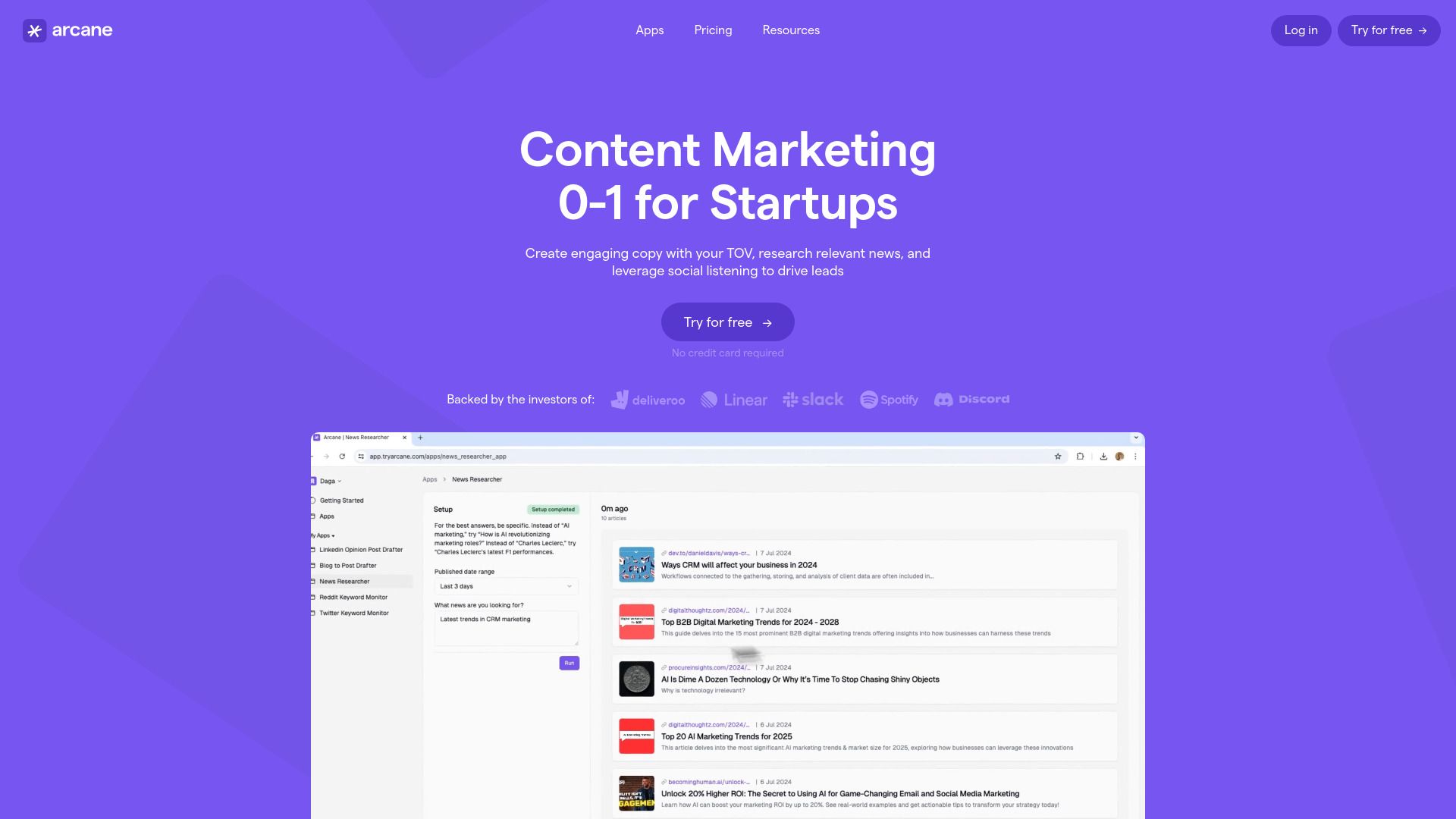 Arcane | Workflow Automation for Modern Marketers image