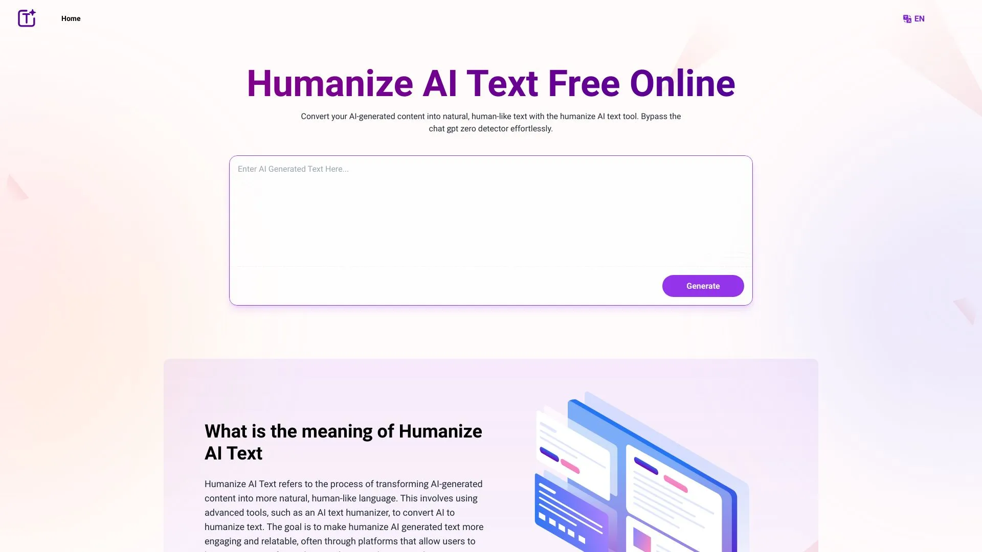 Humanize AI Text Free Online image