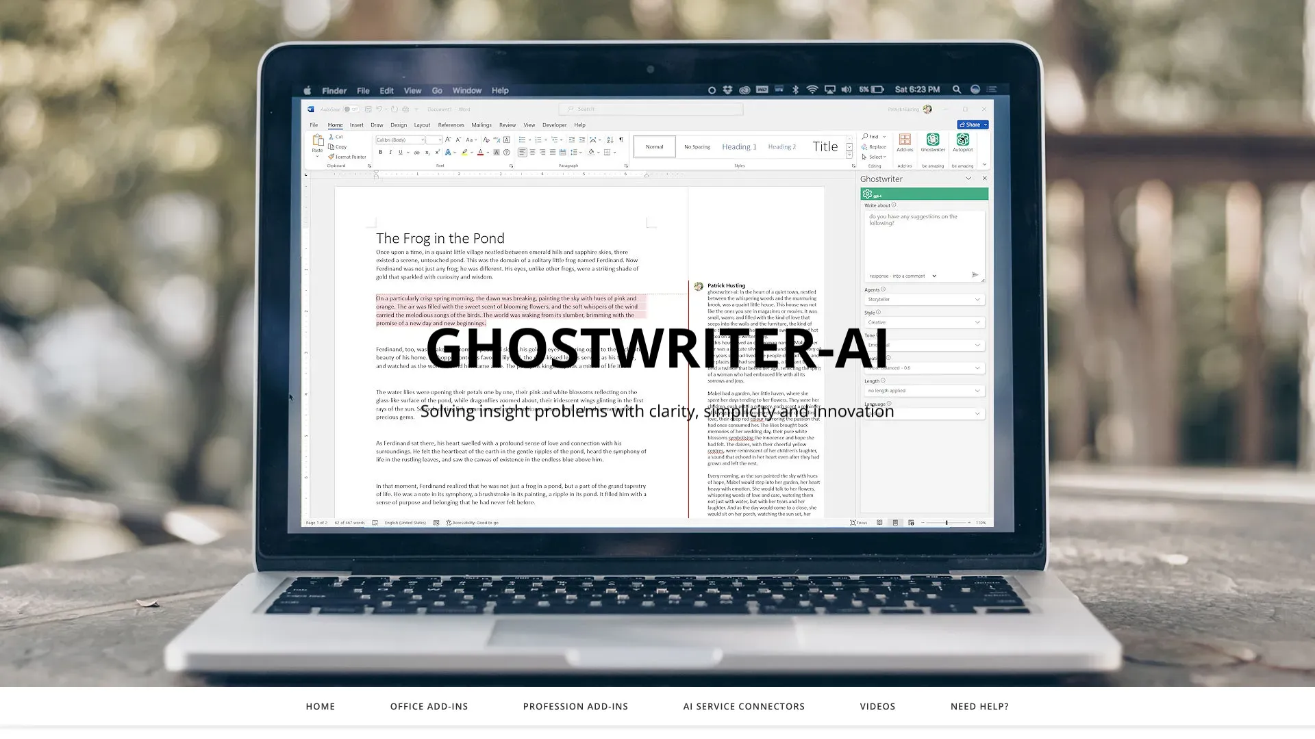 Ghostwriter Add-ins for Microsoft Office image