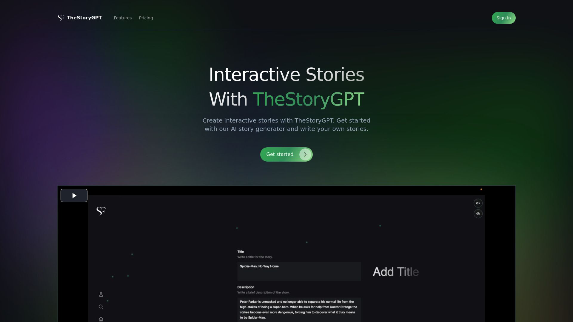 TheStoryGPT image