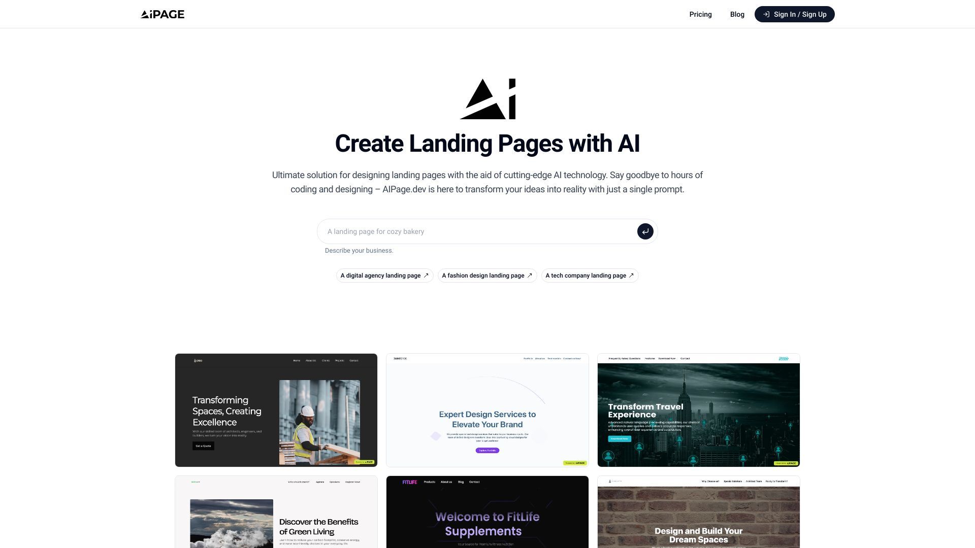 AIPage.dev image