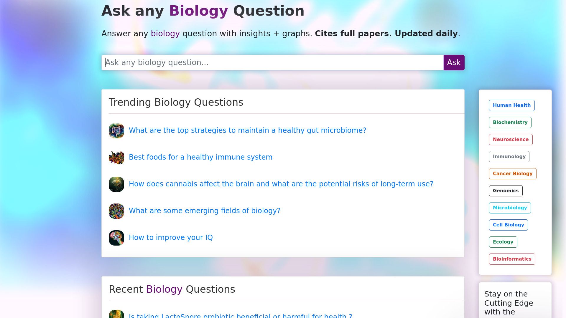 bioloGPT image