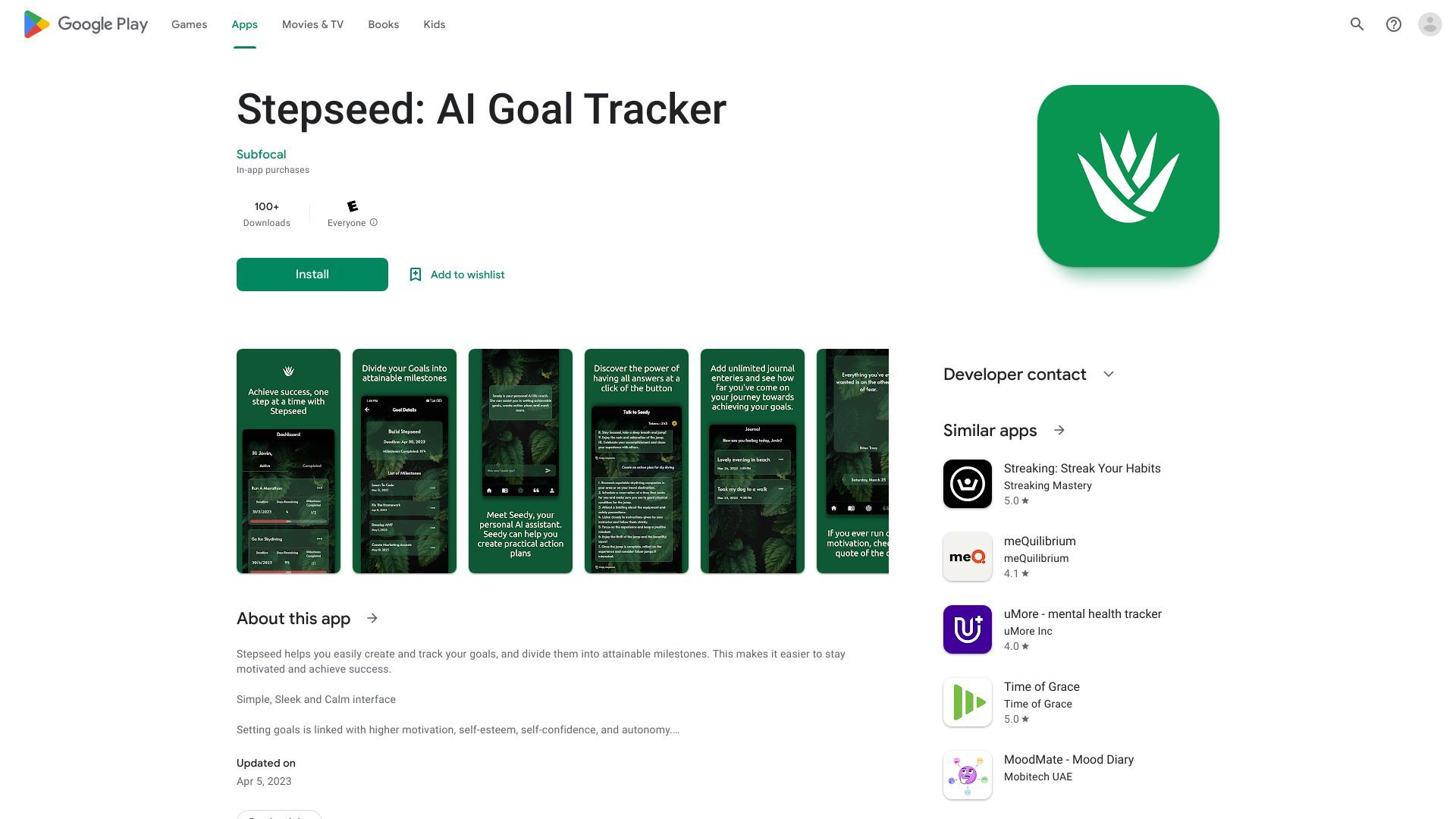 Stepseed image
