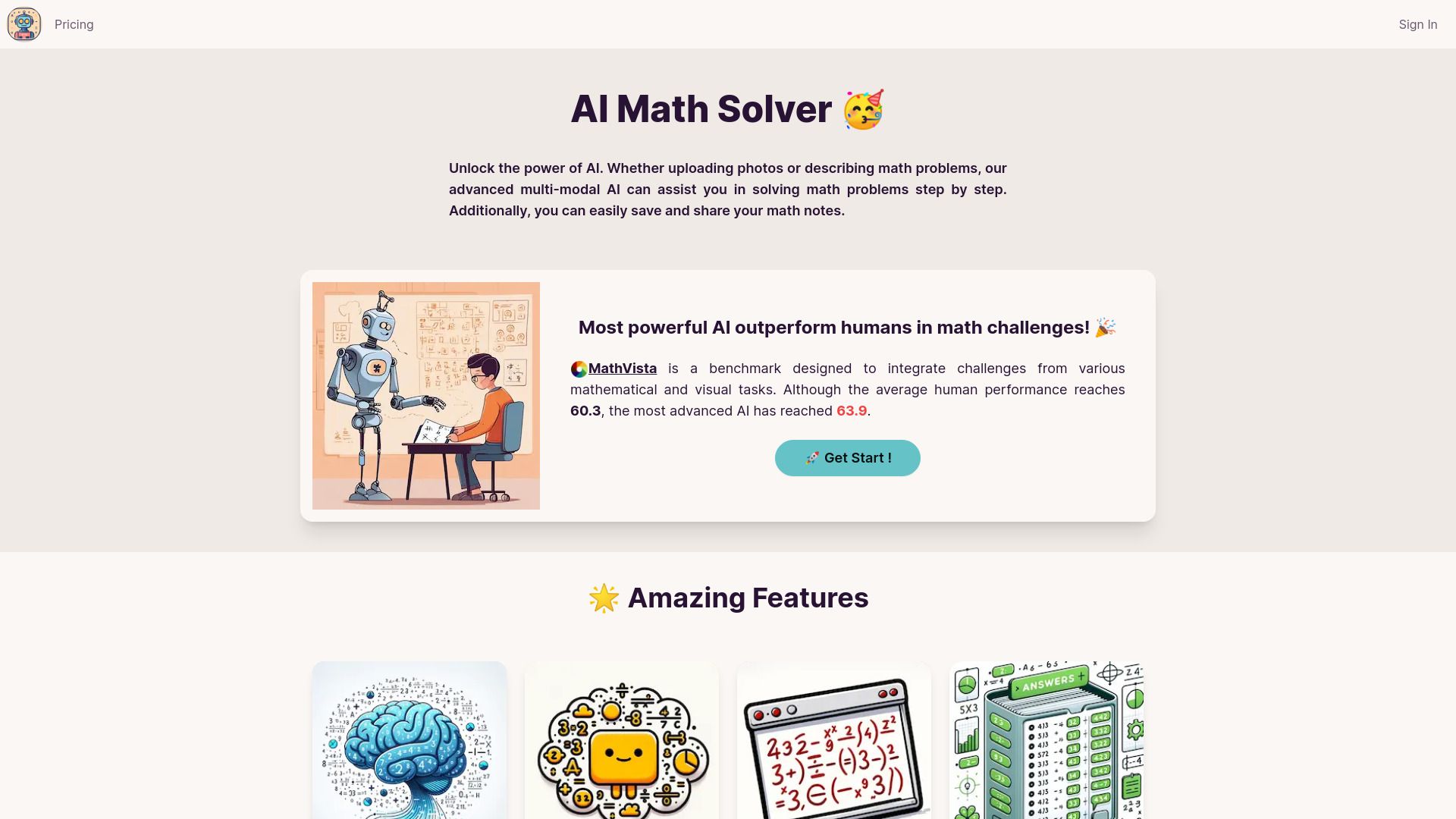 AI Math Solver image