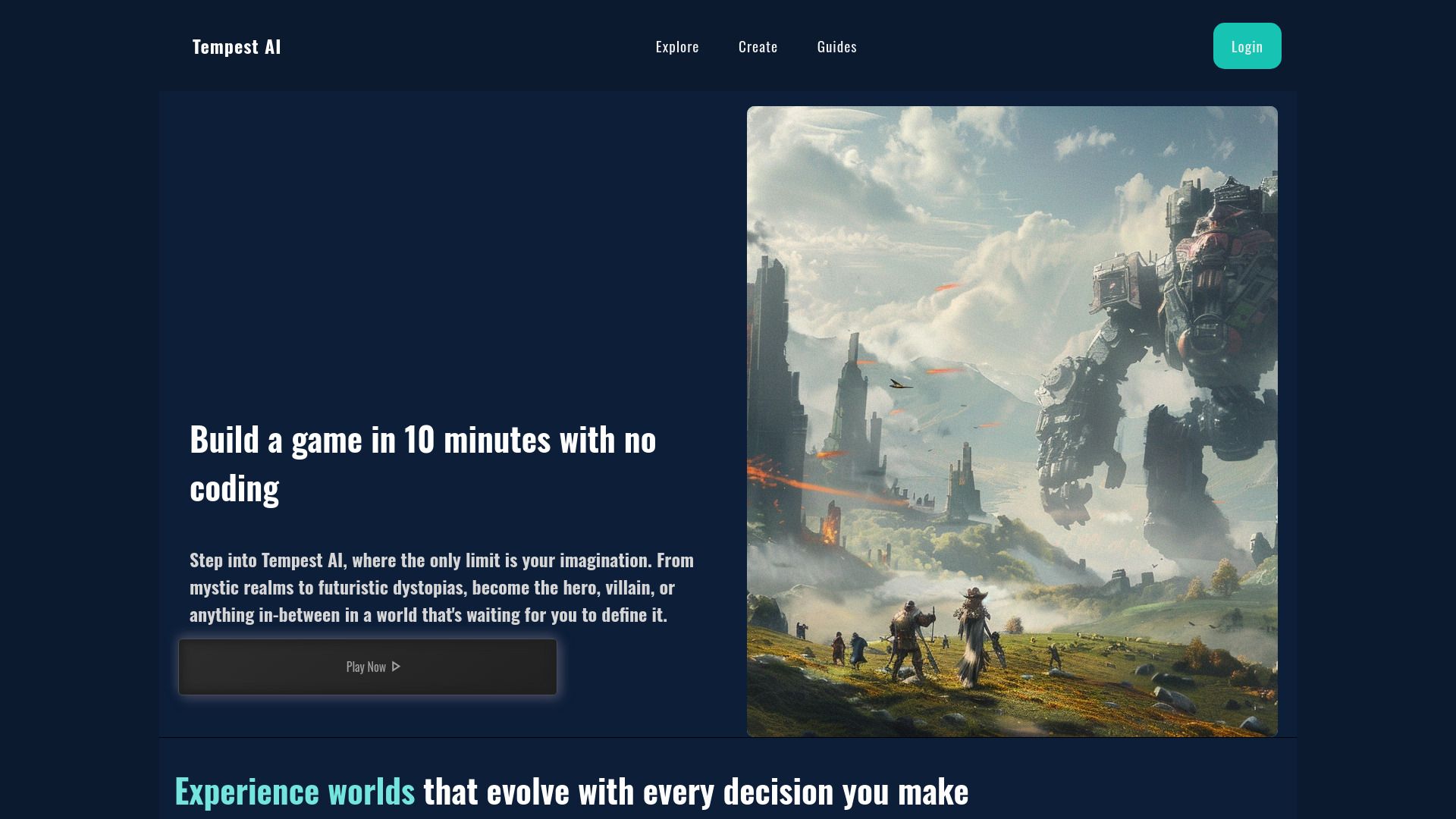 Tempest AI image