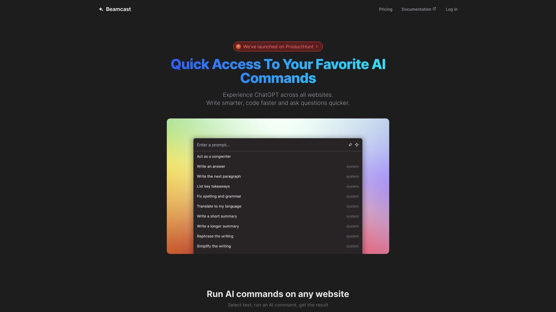 Beamcast image