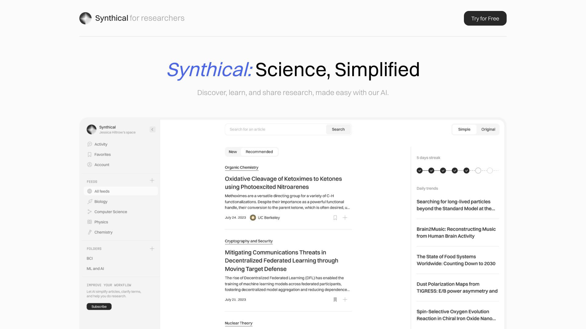 Synthical image