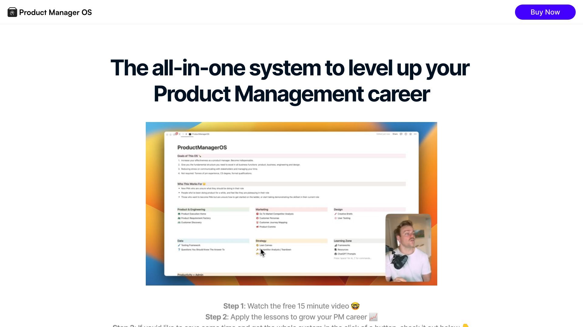 Product Manager OS image