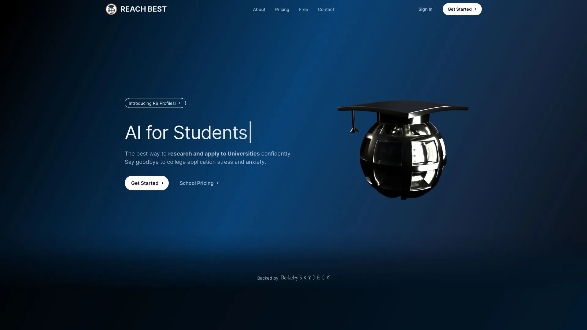Reach Best - AI for Researching and Applying to Colleges image