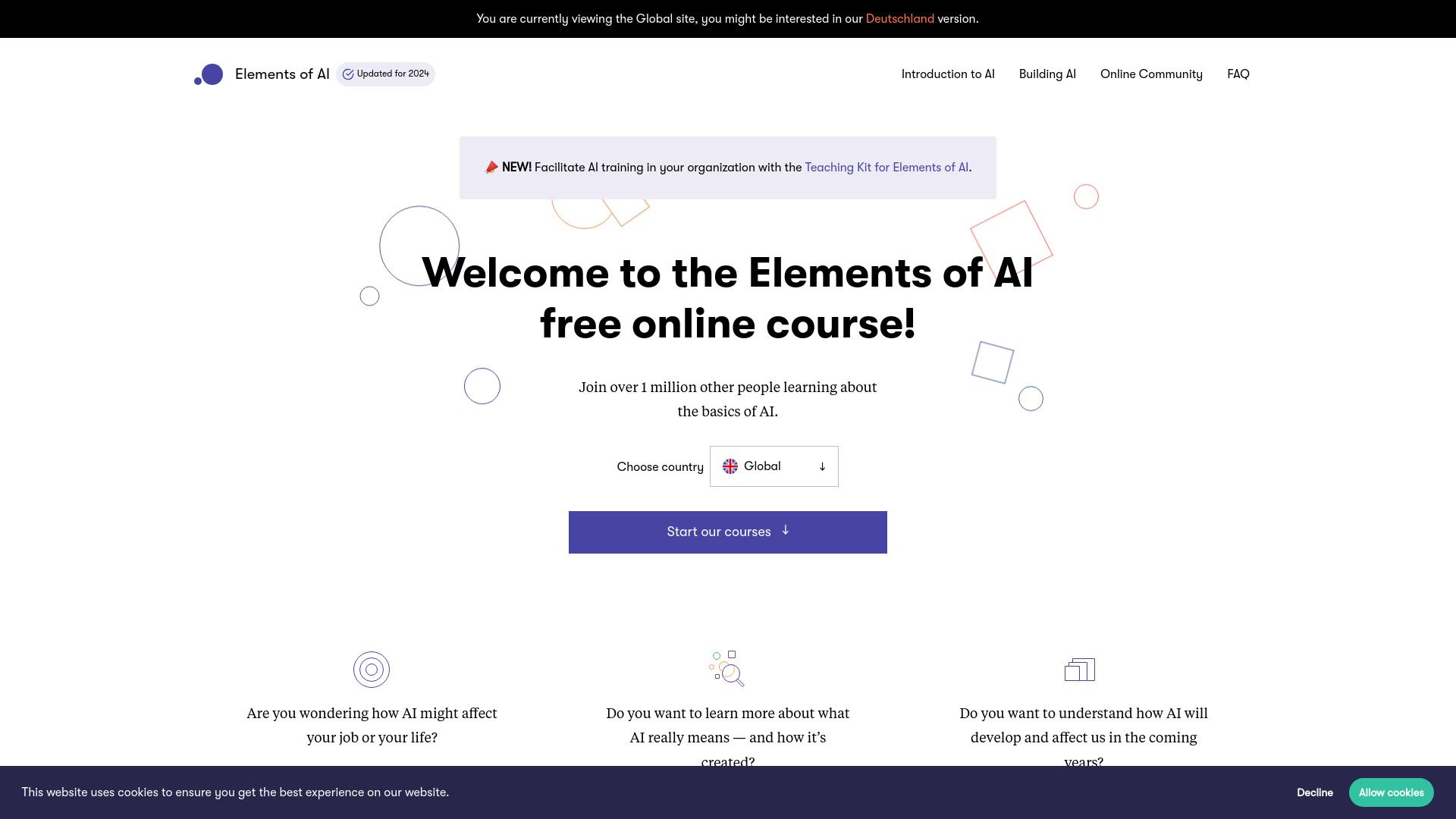 Elements of AI image
