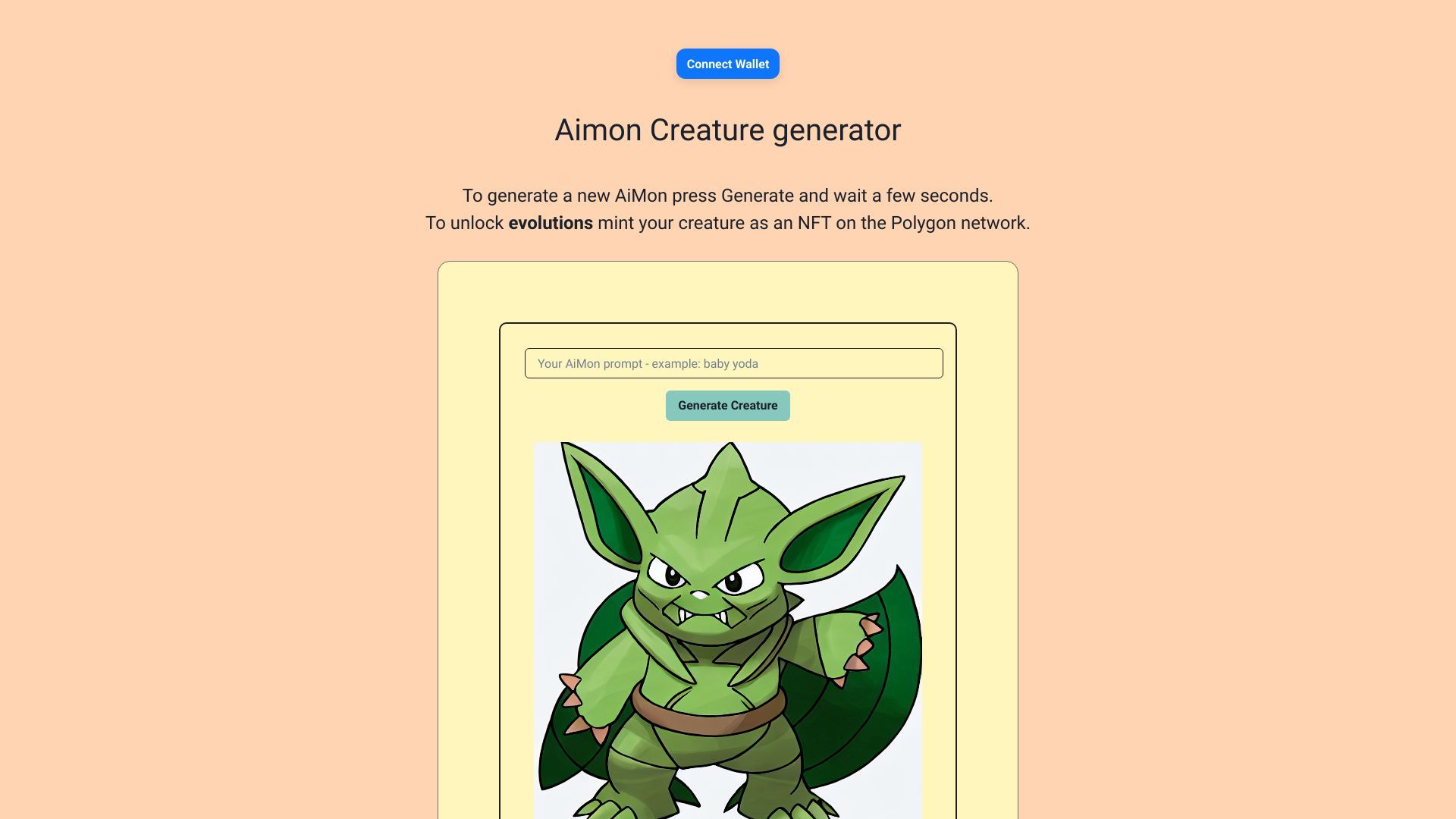 AiMon NFT Generator image