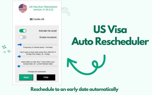 US Visa Appointment Rescheduler image