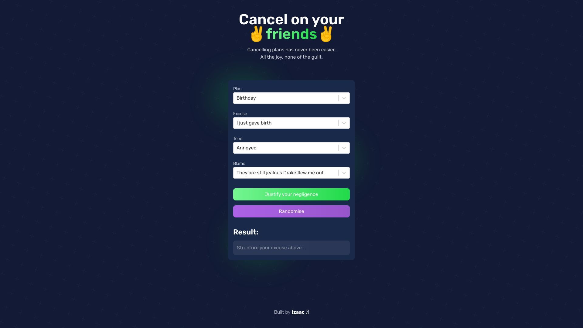 Cancel My Friends image