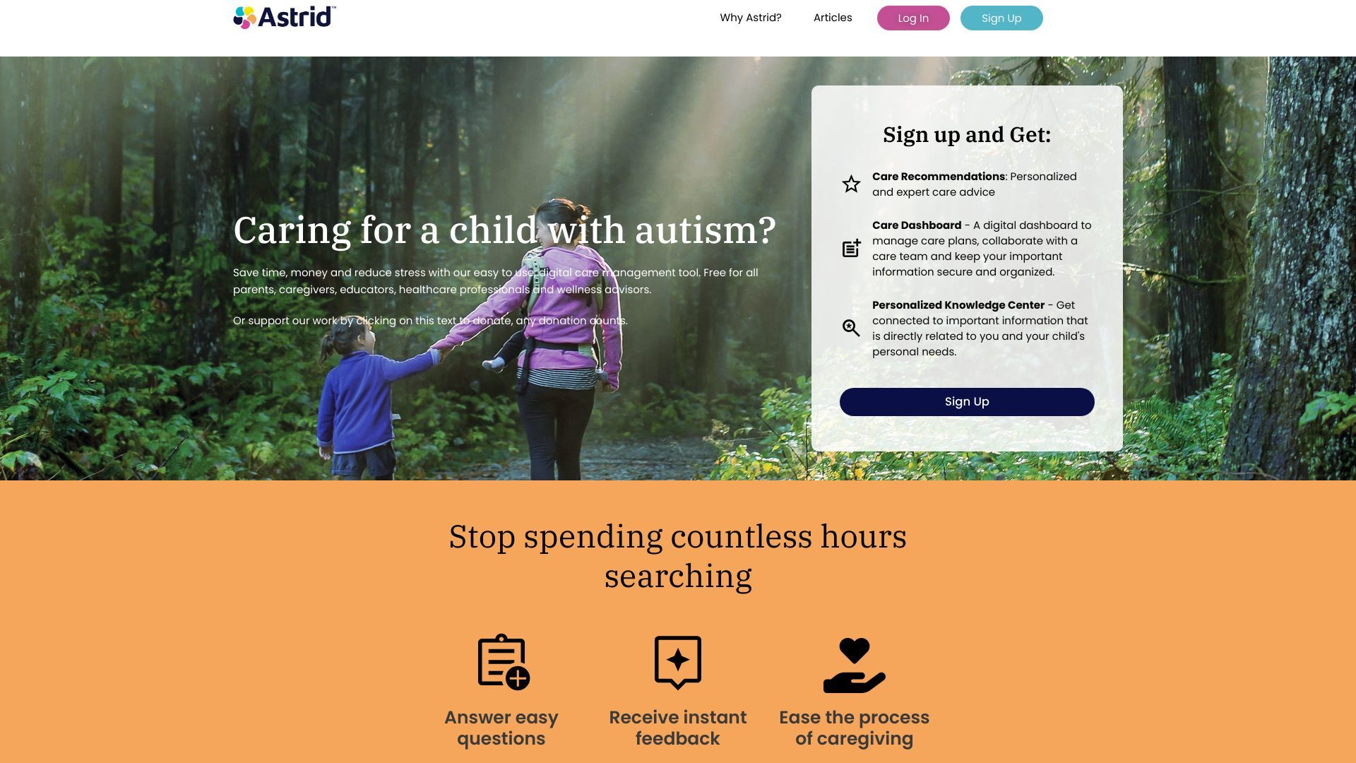 Astrid - Autism Caregiving Resources and Solutions image