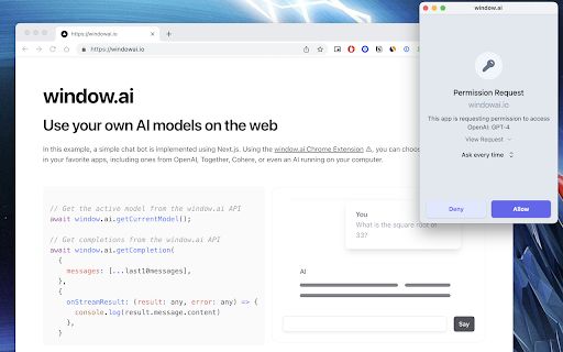Window AI image
