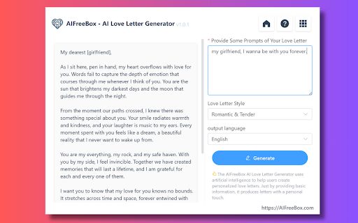 Love Letter Generator image