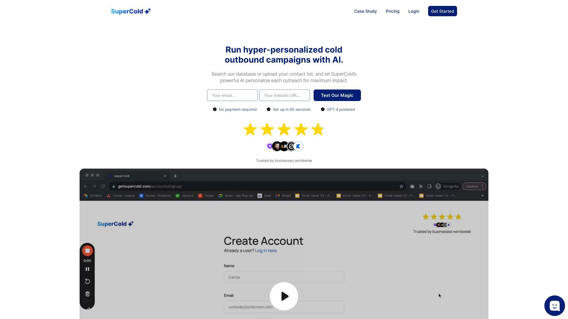 SuperCold | AI-Powered Cold Outreach Platform image