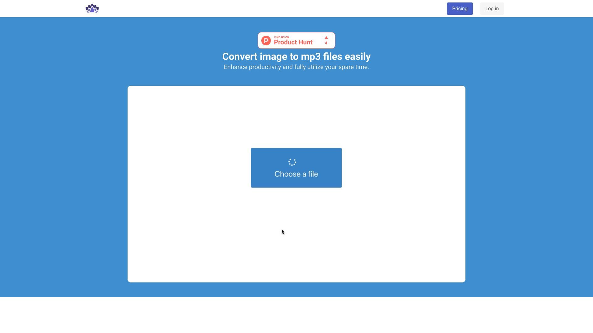 Image to Text Website image
