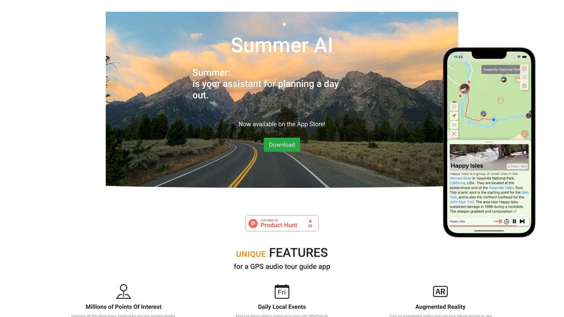 Summer AI: Your AI audio tour guide! image